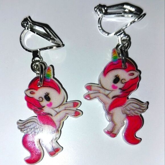 Super cute girls clip-on earrings - Picture 4 of 5